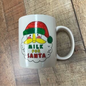 Creatology Milk For Santa Ceramic Mug Christmas Sant Clause Gift Kids Mug